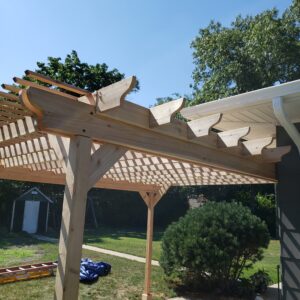 cedar pergola